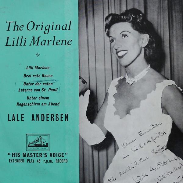

7inch Record LALE ANDERSEN The Original Lilli Marlene 7EG8277 His Masters Vo 1957 UK World Music Used