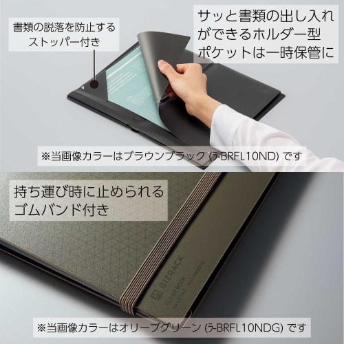 KOKUYO Clear Book BIZRACK Fixed Type A4 Bifold Off White LA-BRFL10NW
