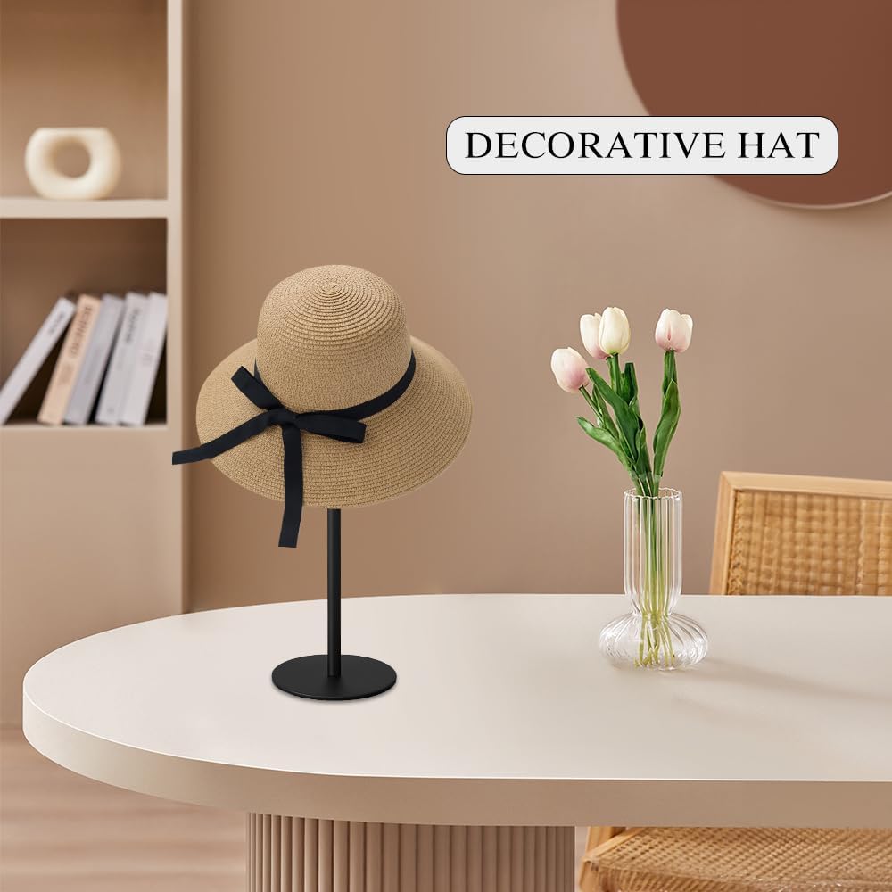 Helmet Stand Metal, Rotation Metal Stand Desktop Hanger Rack Helmet Stand Display for Motocycle Helmet, Caps,Hat, and Rugby Helmet