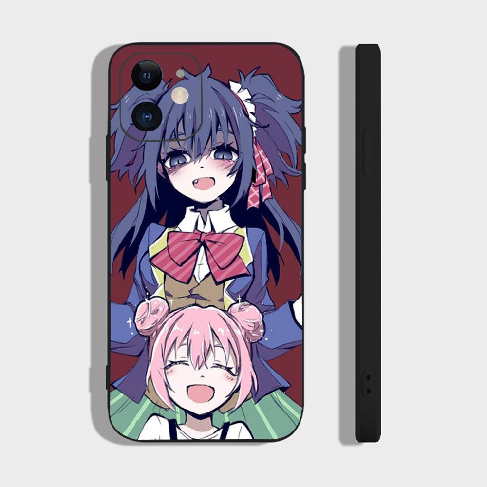 Anime Happy Sugar Life Phone Case For IPhone 17 Air 16 15 14 13 Pro Max 11 12 Black Silicone Cover