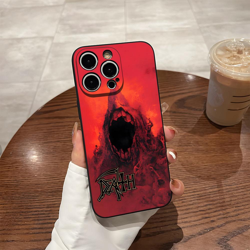Death Metal Band Phone Case For 17 Pro Max Iphone 14 16 Pro Max 12 15 Plus 13 Pro 11 Xr X Xs Back Cover