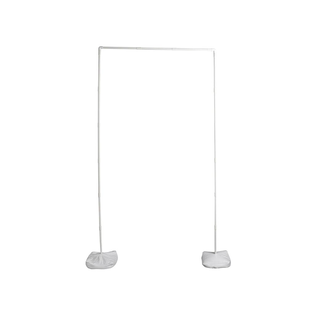 Wedding Arch Backdrop Stand with Base PVC Square Balloon Arch Frame for Wedding Birthday Party Ceremony Decor