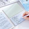 Extendable Foldable Sticky Notes 3-in-1 Lined/Dotted/Grid Self-Stick Notes Self-Adhesive Memo Pads School Office Supplies