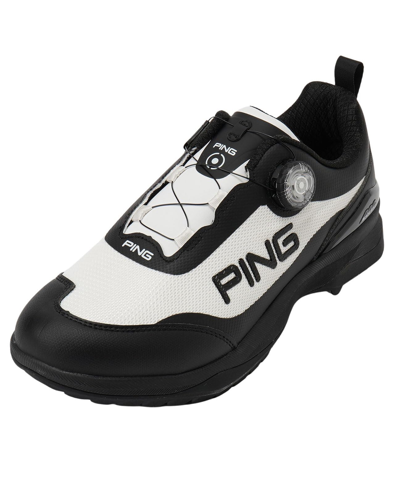 

Ping Apparel Men s Golf Shoes (Spike Type, Dial Operated) 621-5992201 010_White x Black, Size 28.0 cm