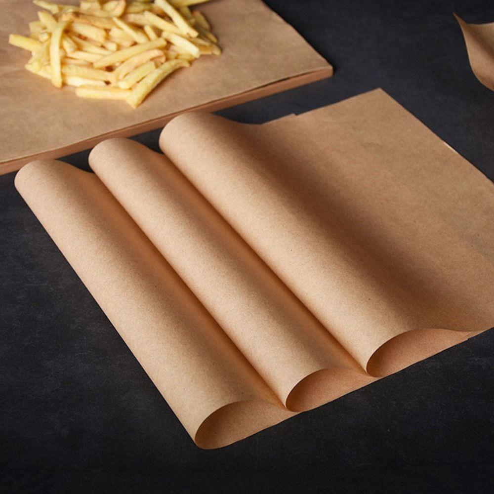 50/100PCS Waterproof Baking Paper Food Grade Baking Sheets New Parchment Baking Sheet  Oven Baking