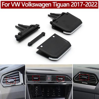 Car Front Dashboard Air Conditioner AC Vent Grille Outlet Tab Clip Slider For VW Volkswagen Tiguan 2017 2018
