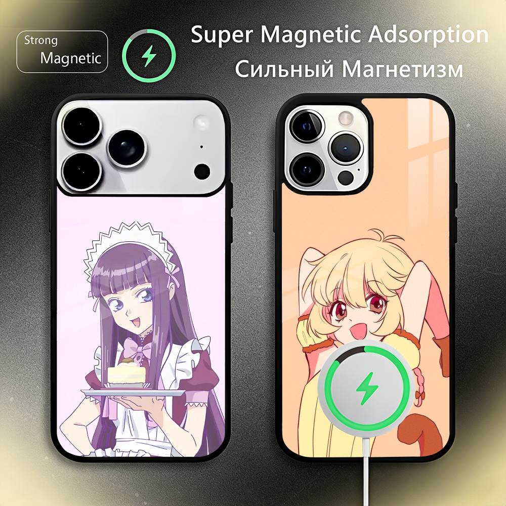 Tokyo M-Mew M-Mew Magisches Mädchen Handyhülle Für iPhone17,16,15,14,13,12,11 Plus,Pro Max, Neues Magnetisches Kabelloses Laden