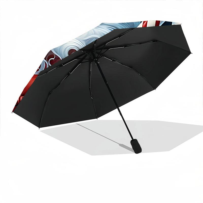 1 Stück Weihnachten Weihnachtsmann Faltbarer Regenschirm | Elegantes Design, Modisches Accessoire, Langlebige Konstruktion, Stabile Speichen yy251107024