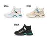 Herren Trendige Atmungsaktive High-Top Mesh Sneaker - Lässige Allround-Dad-Schuhe mit dicker Sohle für den Herbst