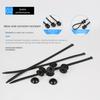 Nylon Buckle Heavy Duty Nylon Zip Ties Self-Locking Fixed Head Wire Harness Tie  Car Daily Repair