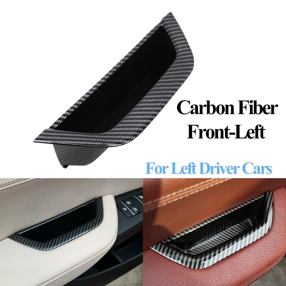 LHD Front Left Door Pull Handle Driver Door Armrest Panel Cover Storage Box For BMW X3 F25 X4 F26 2010-2016 51417250307