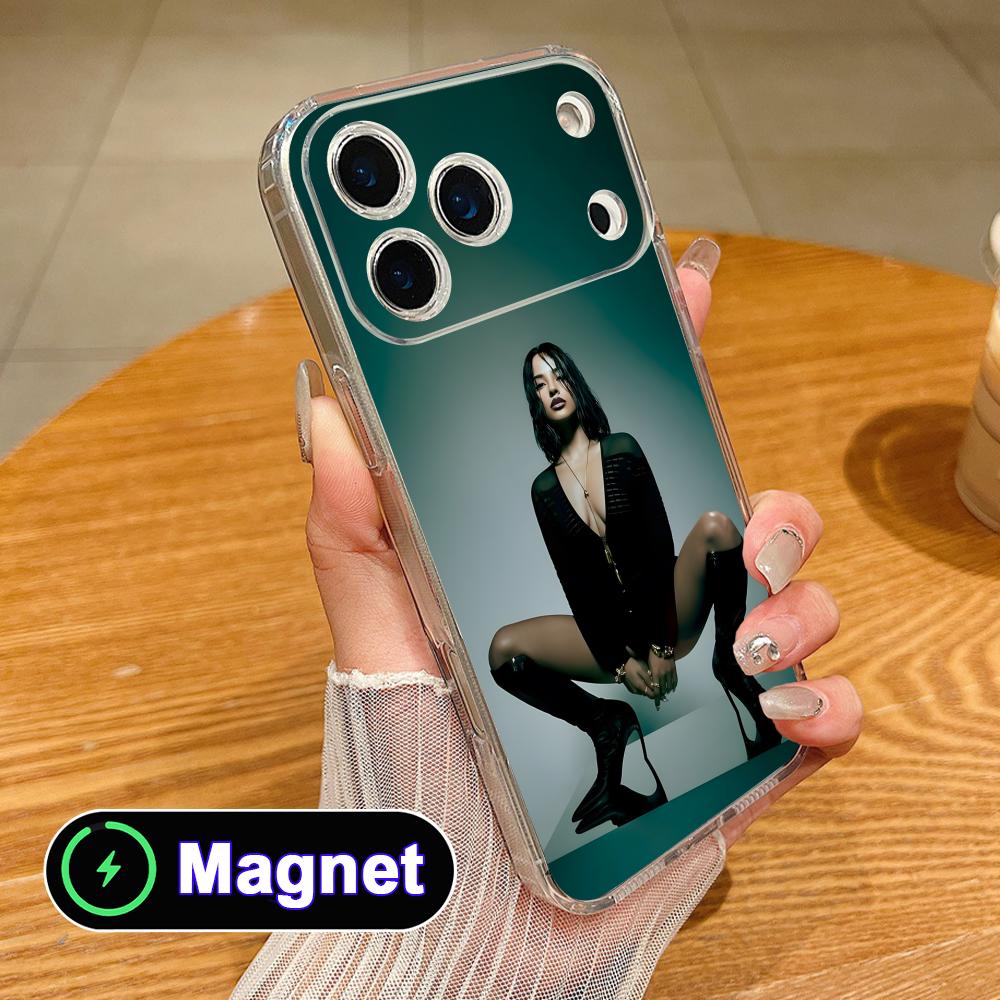 Fashion Becky G Clear TPU Magsafe Mobile Phone Case for iPhone 17 16 15 14 13 12 11 Air Pro Max Plus Mini Colorful Cover