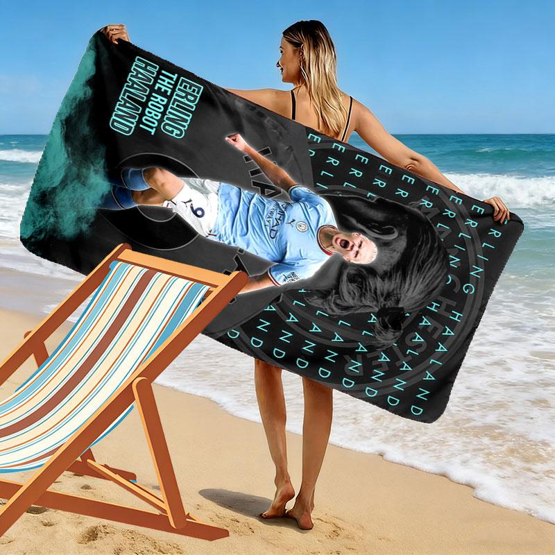 Haaland Dream Print Beach Towel, Large Soft Quick Dry Towel for Beach Camping Swimming