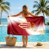 Asciugamano da Spiaggia Monaco FC Stampa Asciugatura Rapida Microfibra Assorbente Portatile da Viaggio Asciugamano da Nuoto