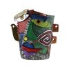 Vibrant Abstract Face Pot Handcrafted Art Piece Drainage Hole Included Anti Fade Suitable For Indoor And Outdoor Spaces