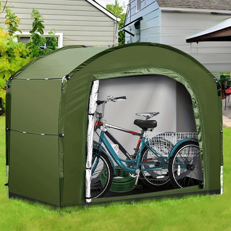 Bike Storage Tent Oxford Cloth Motorcycle Organizer Shelter Large-capacity Storage Supplies For Motorcycle Garden Tools Camping