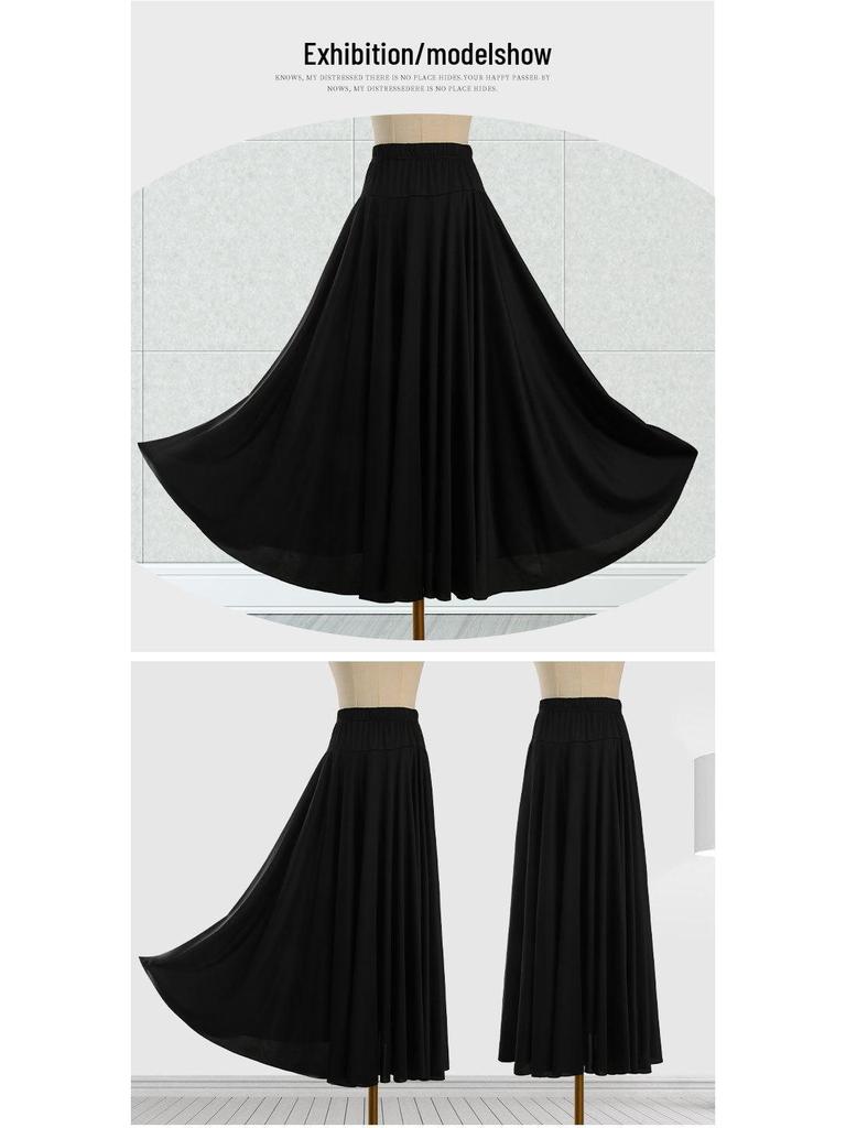 6-Meter Milchseide Ballsaalrock mit großem Schwung