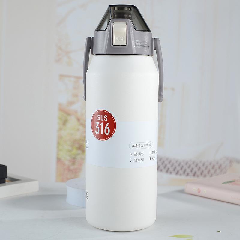 316 Nerezová vakuová baňka Velkokapacitní kelímek na brčko