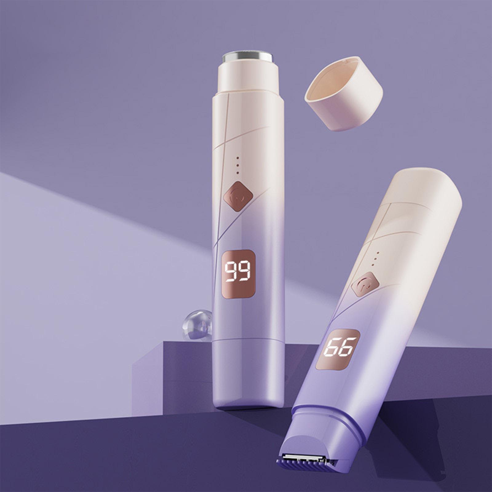 

Цифровой дисплей устройство для удаления волос для женщин бритва с двумя головками интимные части триммер для лобковых волос электробритва устройство для удаления волос для женщин gradient pink