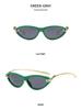 Women's Cat-Eye Sunglasses with Metal Knot Temples