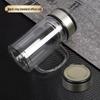Tianyi Double-Layer Glass Tea Cup with Logo and High Borosilicate Design