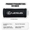 Car Handle Protective Cover Roof Handlift Inside Handle Gloves Decoration Accessories For Lexus UX250h RX450h CT200h RX400h NX