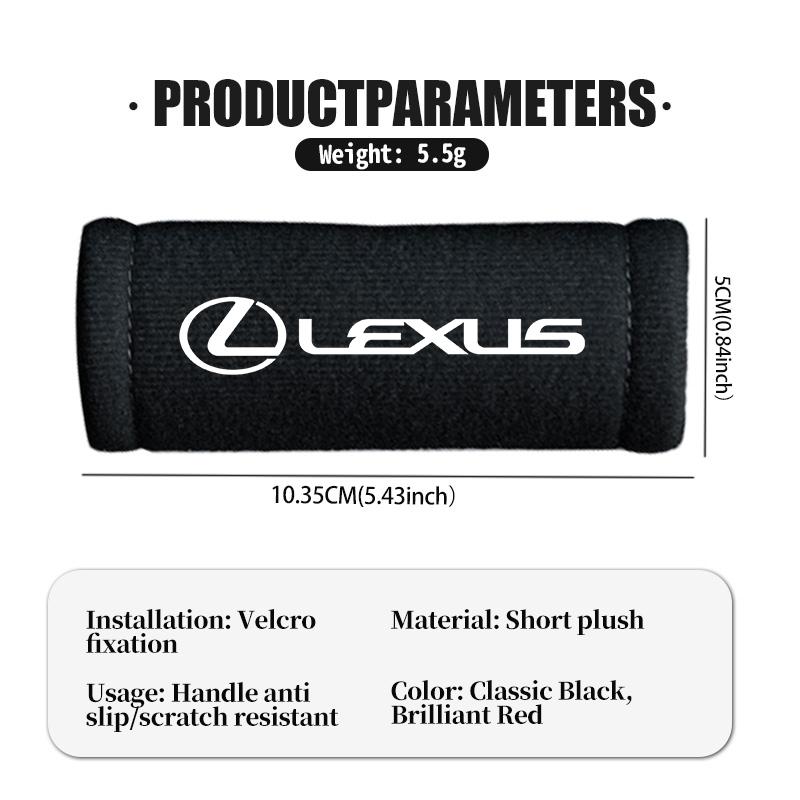 Car Handle Protective Cover Roof Handlift Inside Handle Gloves Decoration Accessories For Lexus UX250h RX450h CT200h RX400h NX