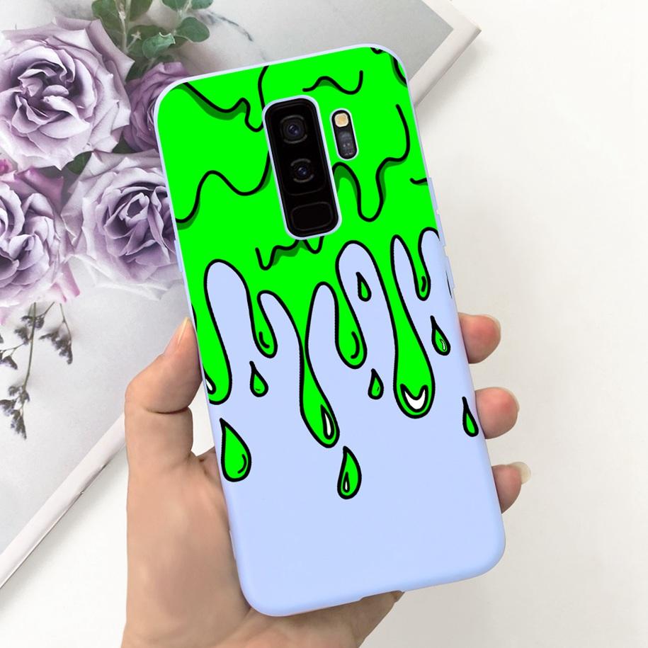 For Samsung Galaxy S9 S 9 Plus Case Popular Marble Cartoon Soft Cover Silicone Shockproof Phone Case For Samsung S9+ S9Plus Capa