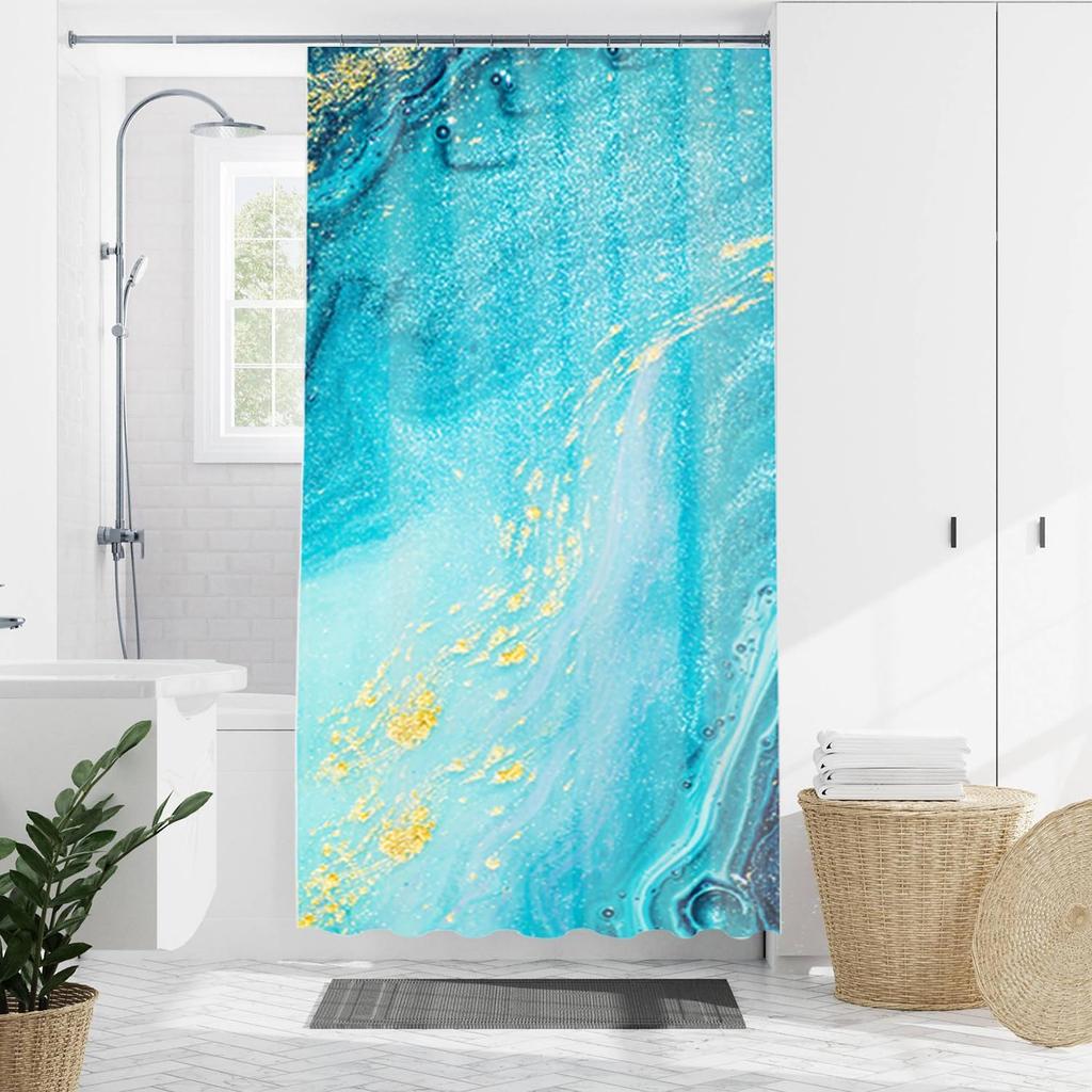 Cat Shower Curtain Funny Pet Kitten Couple Cosplay In Ocean Fun Cute Cat Bathroom Shower Curtains Polyster Fabric Waterproof