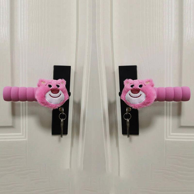 Cartoon Anti-Static Door Handle Protective Cover Cute Children's Bedroom Decor Anti-Collision Home Decor Accessory