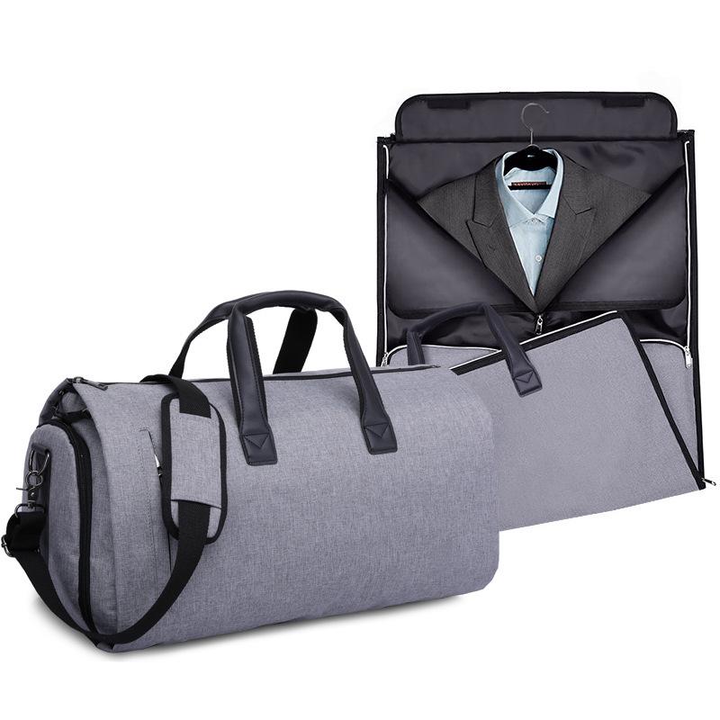 Large Capacity Travel Cylinder Bag - Multipurpose Outdoor Fitness & Foldable Suit Storage