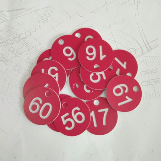 Bicolor Metal & Acrylic Sign Set: Storage Room, Nameplate, Key Tag, Number Plate