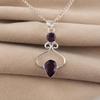 African Amethyst Gemstone 925 Stamped Silver Handmade Jewelry Pretty Pendant 1.60" For Anniversary Gift PP-13-10
