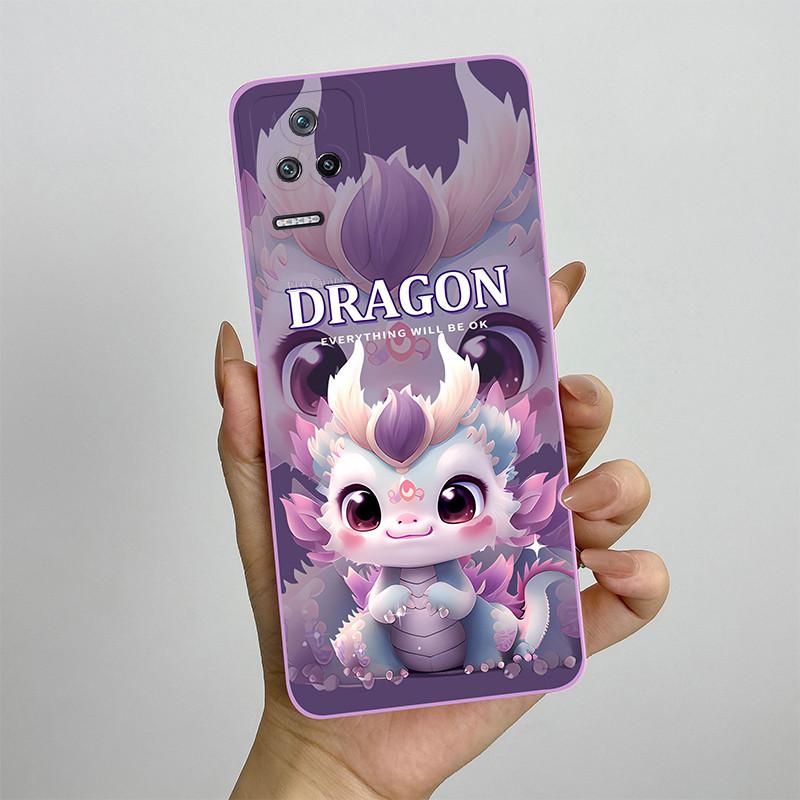 For Xiaomi Poco F4 Phone Case POCOF4 5G Silicone Soft TPU Protective Back Cover Casing Painted Printing Shockproof Shell