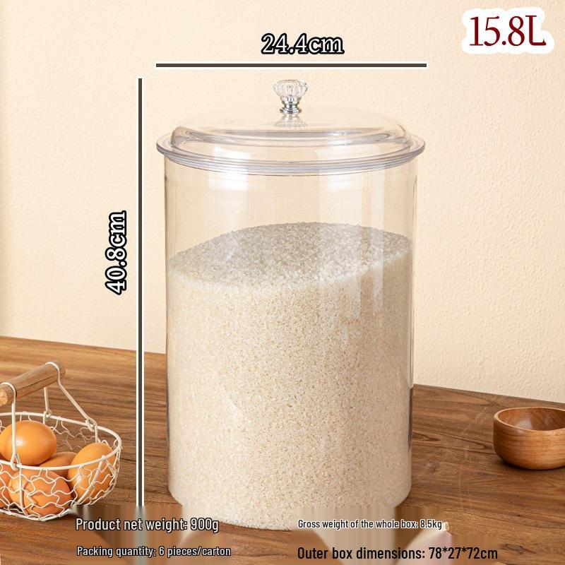 Sealed Plastic Storage Jar for Dried Tangerine Peel, Grains, Cereals, Dried Fruits, Kitchen Snacks, and Refrigerator Storage.