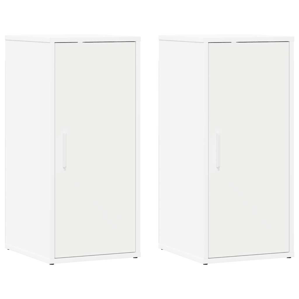 Vidaxl Shoe Cabinets, 2 Pcs, White, 32X35X70 Cm