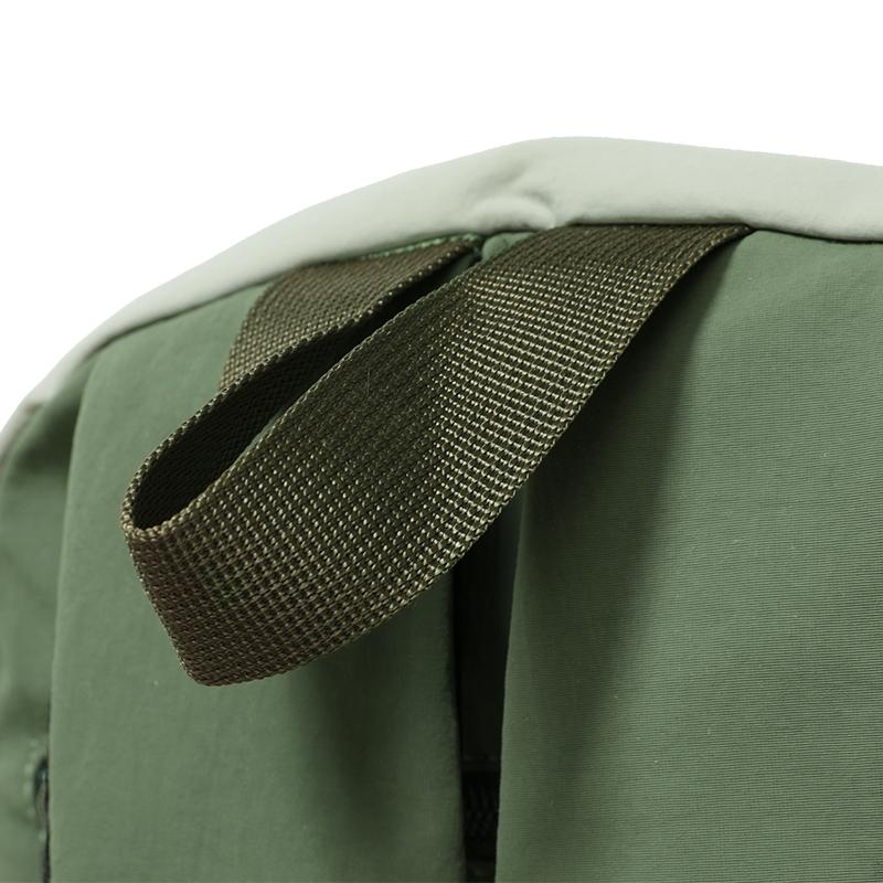 Colorblock Nylon Schulrucksack mit Reißverschlusstasche vorne Lässiger Leichter Tagesrucksack für den täglichen Gebrauch