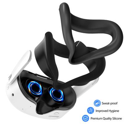 Face Mask Cover for Meta Quest 3S Facial Interface Sweatproof Mask Face Cushion Lightproof Mask Face Cover VR Accessories