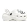 Crocs Classic Platform Clog EVA Retro Fashion Sweet and Simple Hole Shoes Women's White