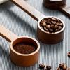 Trä Måttsked Kök Måttskedar Te Kaffe Skopa Socker Krydda Måttsked Mätverktyg För Matlagning Hemma