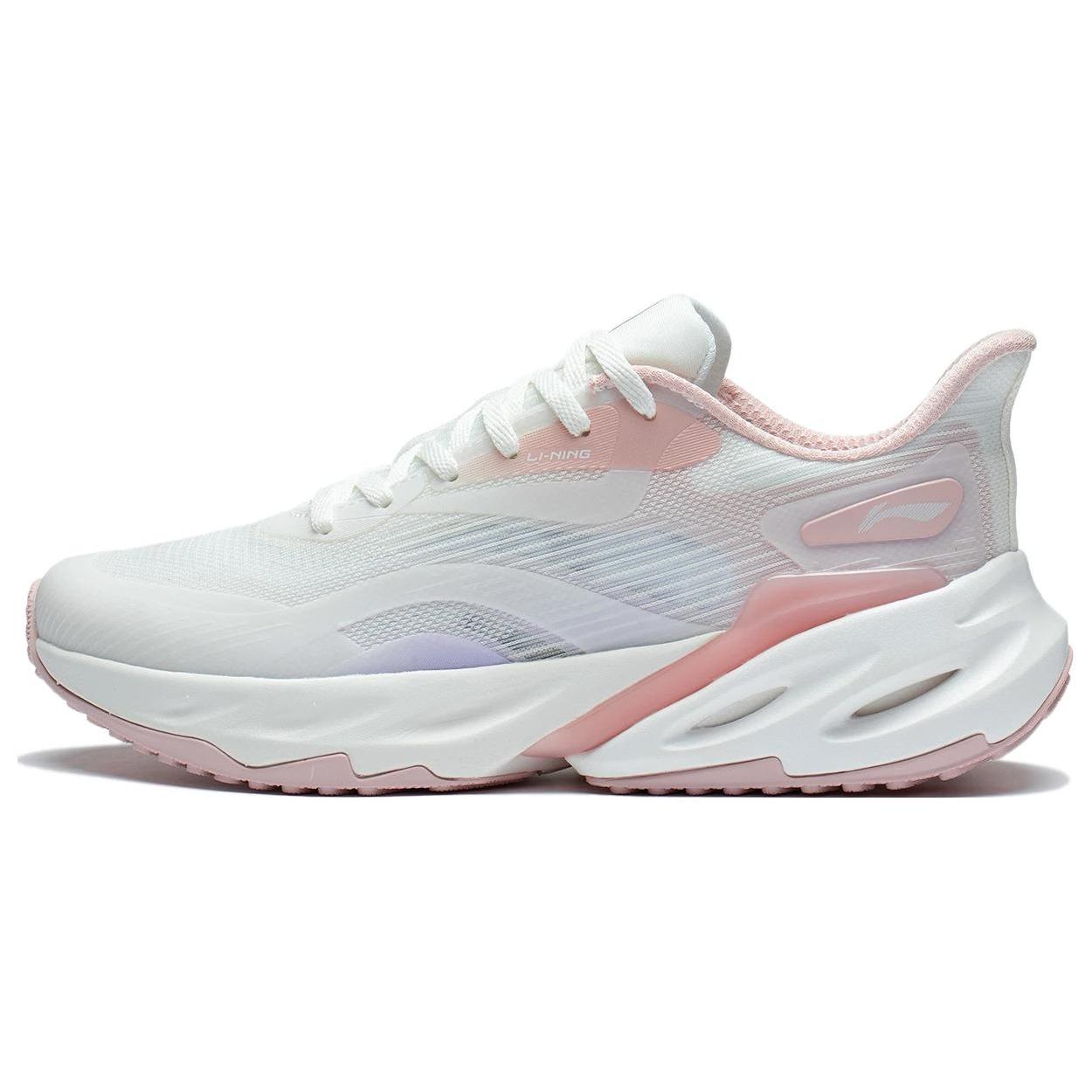 

LiNing Joyful 2.0 Non slip Wear resistant Shock Absorption Low Top Running Shoes Women s White Pink 40
