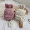 Kids Plush Bunny Ears Backpack With Breathable Lightweight Design For Kindergarten Girls