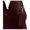 Coach Bolso Hobo para Hombro Brooklyn 28 Marca Logo Cuero Granulado Mediano para Mujer Color Borgoña CU068-B4MER