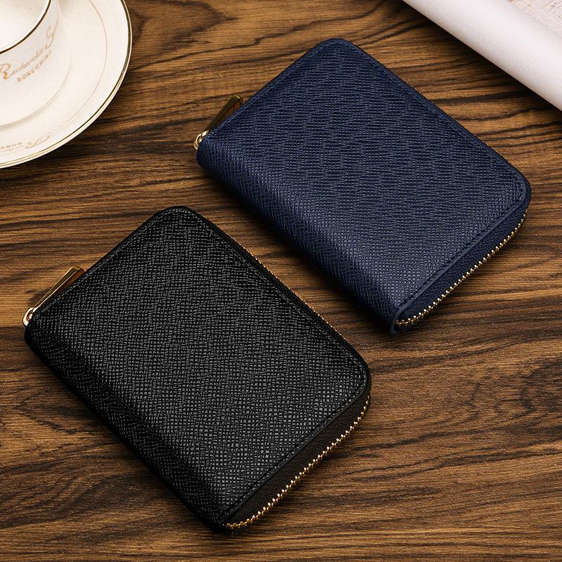 Short mini small wallet, women's men's card bag, zipper, loose wallet, change bag, coin bag.