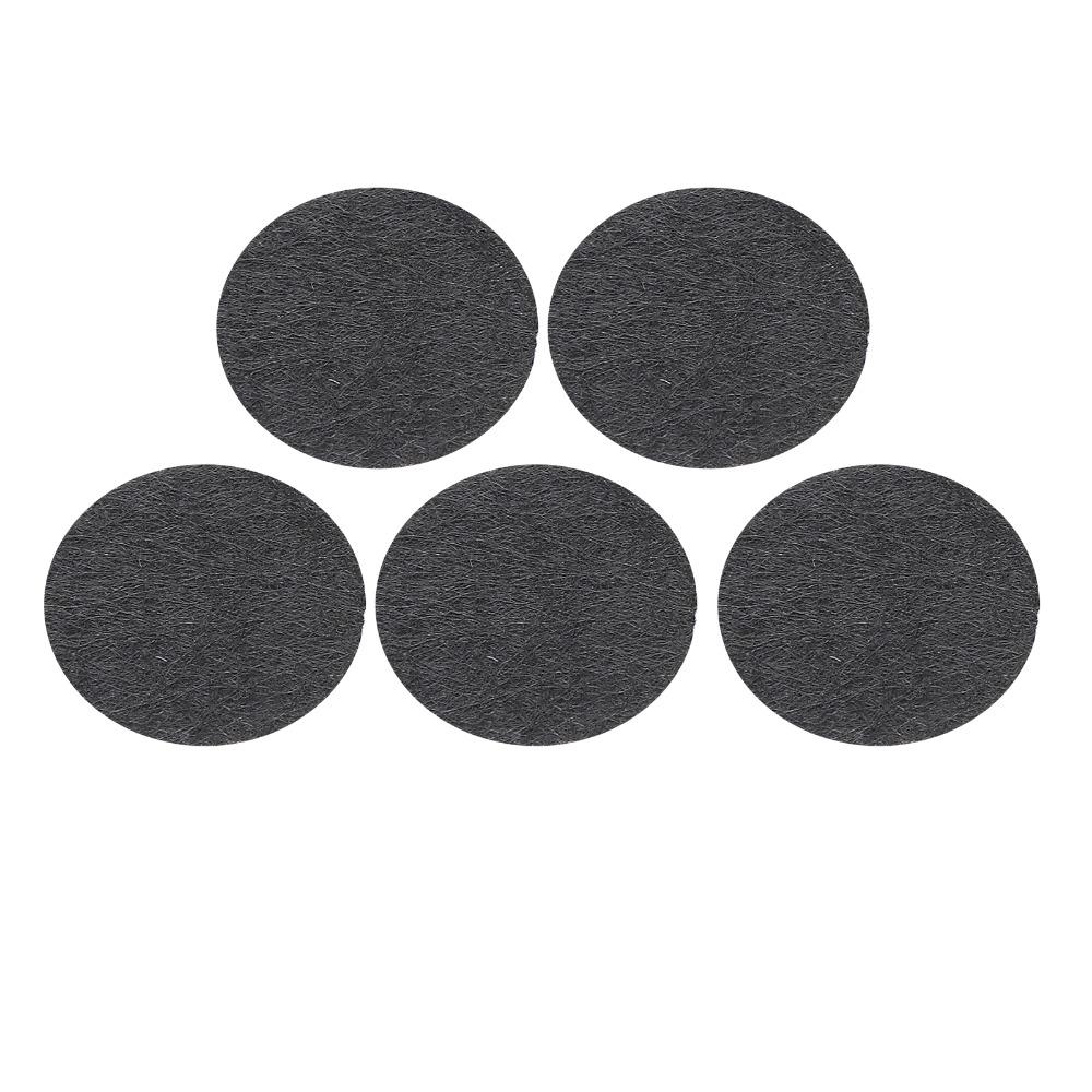 500pcs 25mm Nonwoven Round Piece White Black Cloth Flake Accessories Pre Cut Non-Woven Fabric Felt Craft Pads DIY Accessories