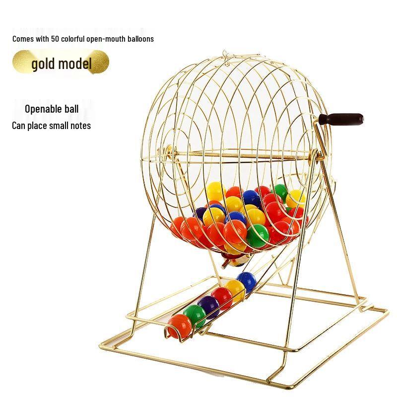Jianzhidu Manual Metal Lottery Ball Drawing Machine