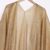 European & American Tassel Shawl: Sun Protection Bikini Beach Cover-up, Solid Color Hollow-out Design