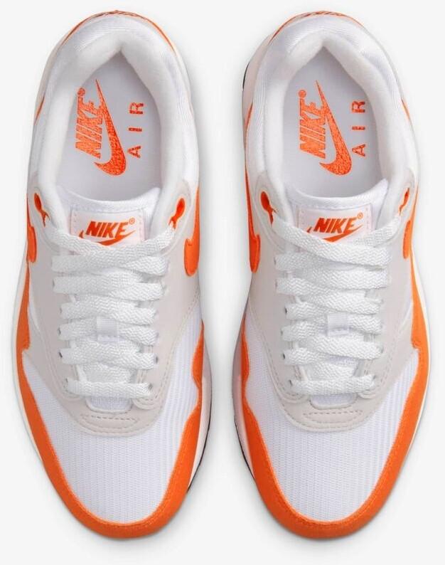 Кроссовки Nike Air Max 1 Women нейтральный серый/белый/черный/оранжевый