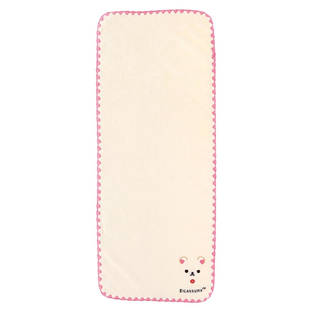 Marushin Rilakkuma Plain Korilakkuma Face Antibacterial and 6405021500 Towel, Microfiber, Deodorizing,