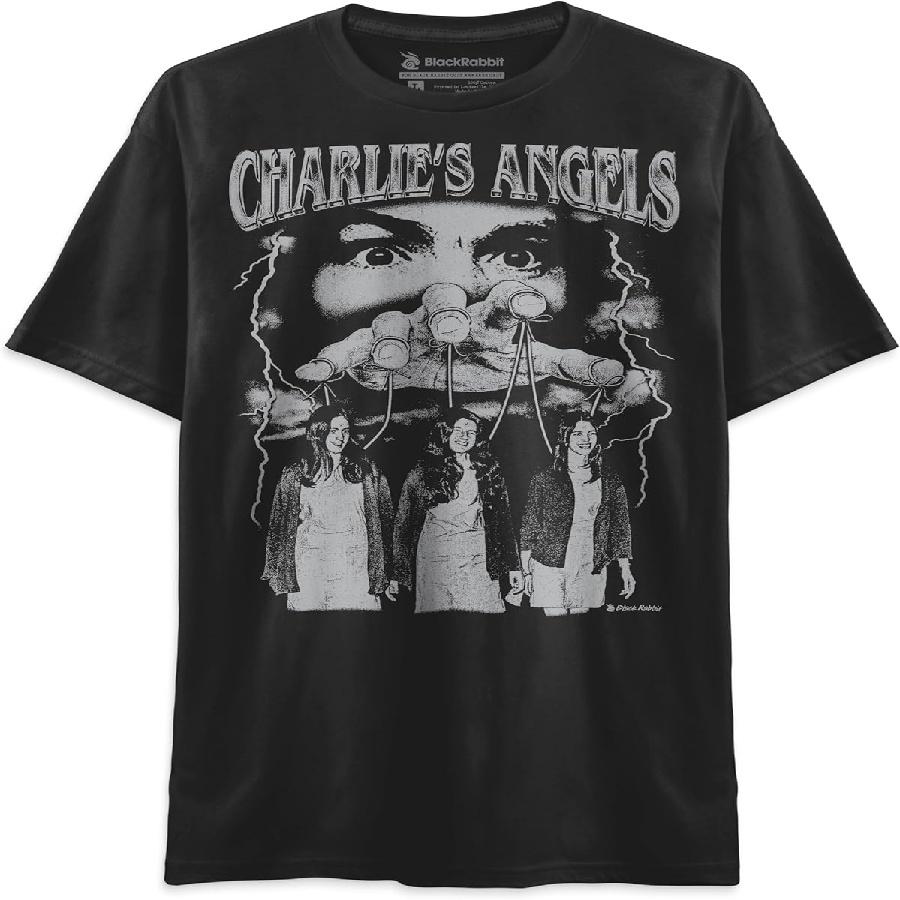 Семейство Чарльза Мэнсона Ангелы Чарли 70-е Ретро Винтаж Унисекс Классическая футболка S